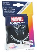 Marvel Champions :  Sachet de 50 protge-cartes Black Panther 66 x 91 mm (Standard)