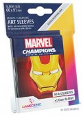 Marvel Champions :  Sachet de 50 protge-cartes Iron Man 66 x 91 mm (Standard)