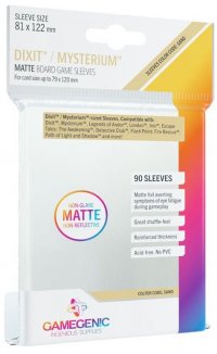 Gamegenic : Sachet de 90 sleeves Matte Dixit / Mysterium Sand (81 x 122 mm)