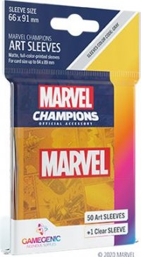 Marvel Champions : Sachet de 50 protège-cartes Oranges 66 x 91 mm (Standard)