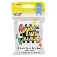 100 Board Game Sleeves : Clear Mini 41x63mm