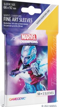 Marvel Champions : Sachet de 50 protège-cartes FINE ART Nebula