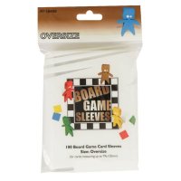 100 Board Game Sleeves : Oversize 82x124mm