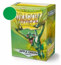 100 Dragon Shield Matte : Apple Green