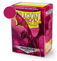 100 Dragon Shield Matte : Magenta