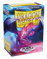 100 Dragon Shield Matte : Purple