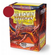 100 Dragon Shield Matte : Red