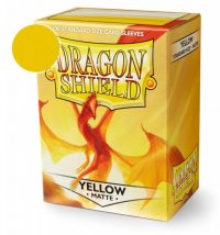 100 Dragon Shield Matte : Yellow