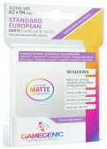 Gamegenic :  Sachet de 50 sleeves Matte Standard European Purple (62 x 94 mm)