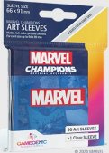 Marvel Champions :  Sachet de 50 protège-cartes Bleus 66 x 91 mm (Standard)