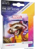 Marvel Champions :  Sachet de 50 protège-cartes FINE ART Rocket Raccoon