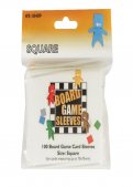 100 Board Game Sleeves :  Square 69x69mm