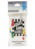 100 Board Game Sleeves :  Standard 63x88mm