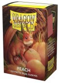 100 Dragon Shield Dual Matte - Peach